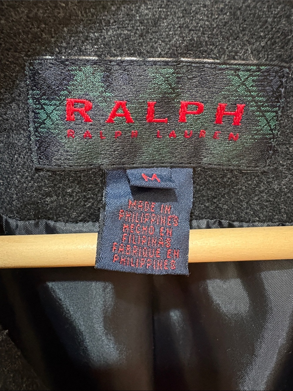Ralph Lauren Dark Gray Blazer with Embroidered Crest - Picture 3 of 12